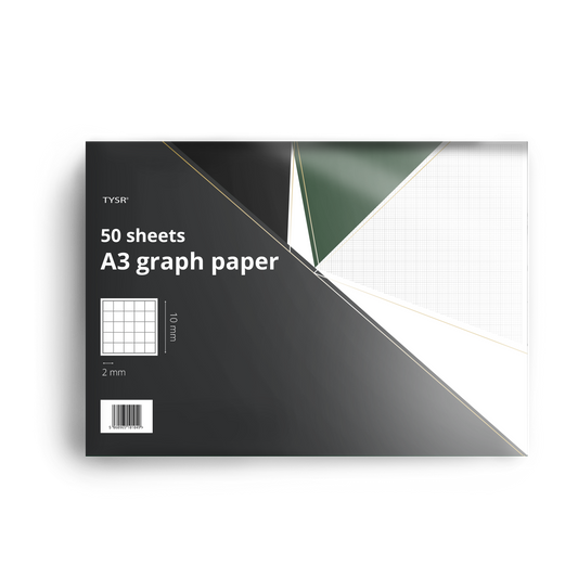 A3 Graph Paper Desk Pad