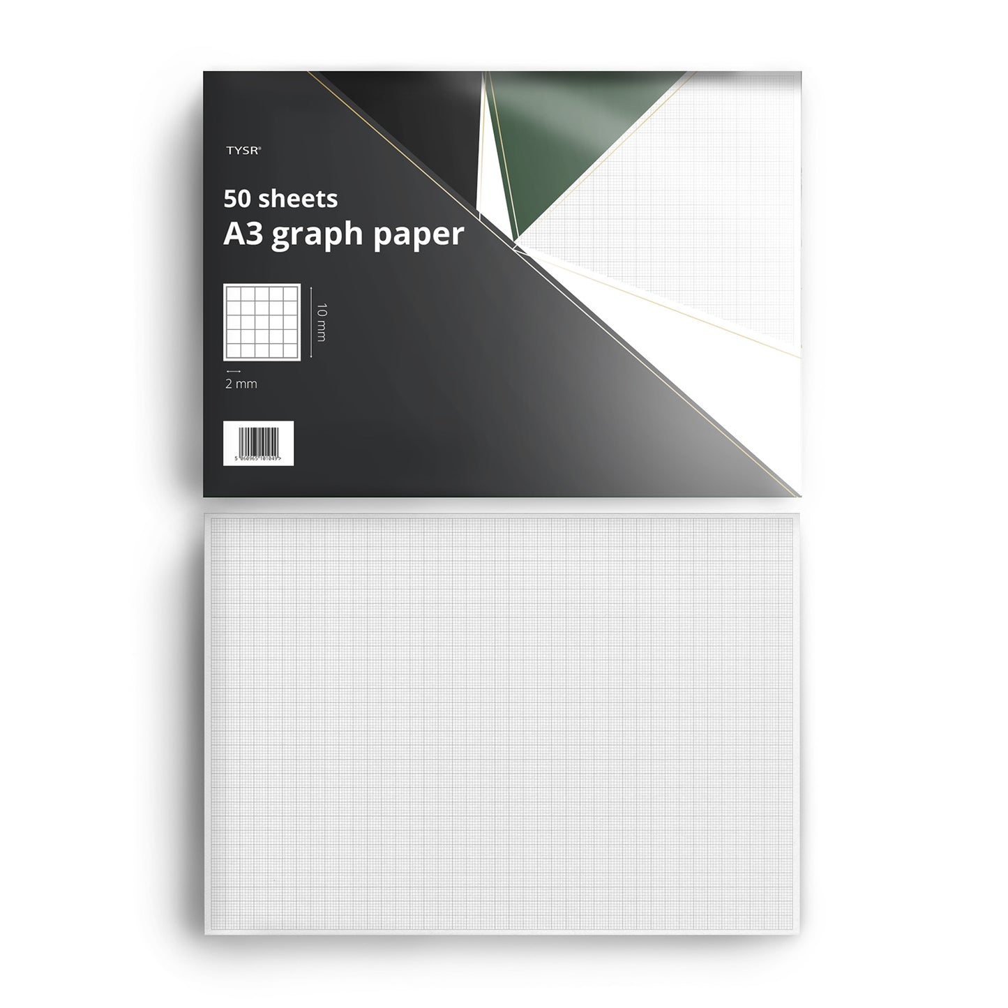A3 Graph Paper Desk Pad